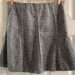 Loft woman’s fleece mini skirt.  Gray and size small